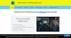 Desktop Screenshot of natteravnene.no